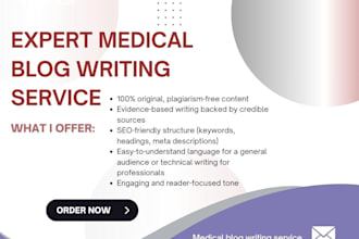write expert diet and lifestyle blogs for your website