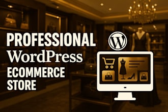 build custom wordpress ecommerce website pay later fast delivery