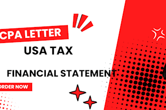 audit review financial statements CPA USA, CPA letter, profit and loss