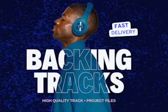 make high quality backing track or cover song in any genre