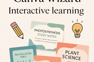 canva study notes and teaching materials