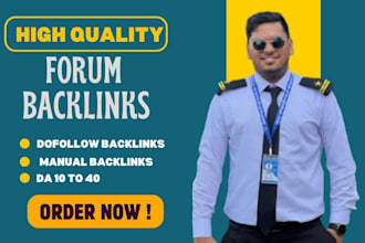 build 70 forum posting backlinks to boost your website rankings