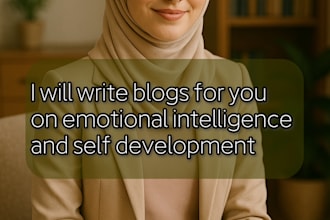write blogs on psychology, self growth and personality
