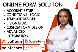 do google form pointerpro jotform zoho survey outgrow typeform microsoft form va