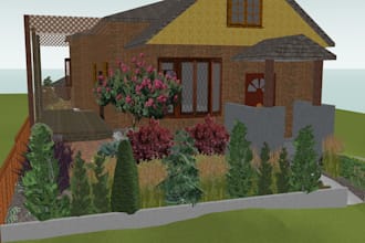 transform 2d plans into 3d landscape models