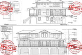 pe stamp architecture drawing engineering drawing floor plan USA city permit