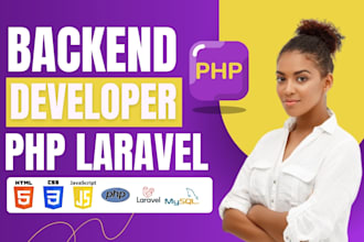 be your backend developer and php laravel developer fix php laravel bugs