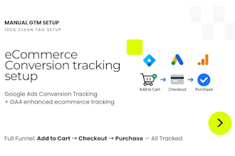 setup ecommerce conversion tracking using GTM, google ads and ga4