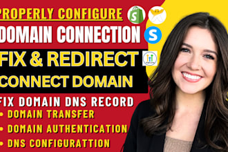 fix and redirect, connect domain dns to wix, shopify, systeme io, godaddy domain