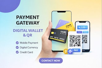 build a complete payment gateway, wallet and qr system