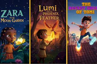 children story book illustration children book cover kids story illustration
