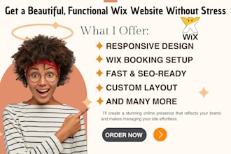 design wix studio website wix wellness website, rebuild wix website, wix booking