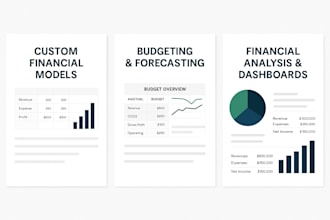 build financial models and forecasts in excel and power bi