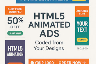 transform your design assets into HTML5 banners