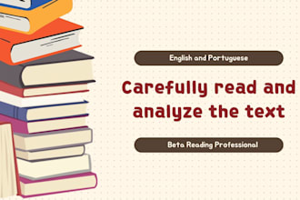 read and criticize your book in a sincere way