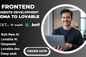 build website web application with bolt new ai lovable dev ai deepseek figma
