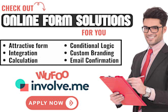 setup online form aidaform involve me asknicely feathery basin wufoo lead survey