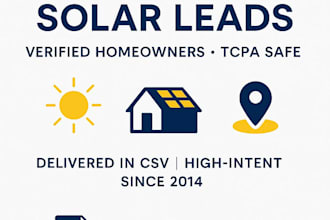 deliver exclusive tcpa compliant aged solar energy leads