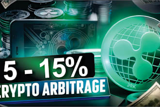 build high yielding crypto arbitrage bot, coinbase bot  binance and trading bot