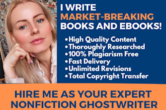 ghostwrite your ebook and write your nonfiction book