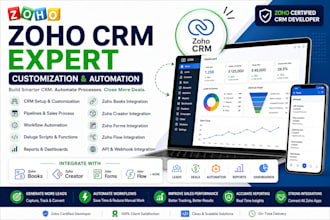 setup, customize and automate zoho CRM with deluge