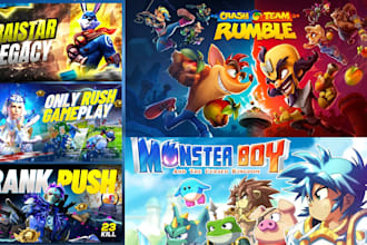 steam capsule game banner game art character design game ui game poster for game