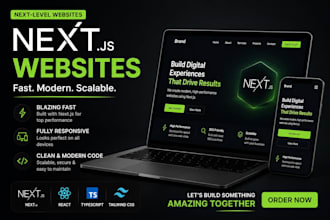 program your nextjs landing page