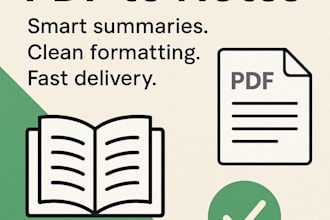 summarise pdfs into clean notes key points mcqs