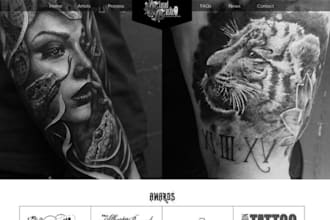 build a tattoo studio appointment booking website