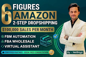 be your amazon virtual assistant fbm, fba, and dropshipping automation