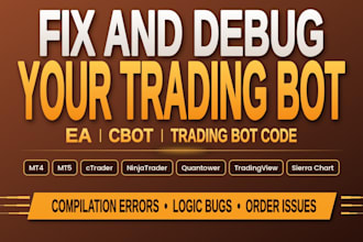 fix, debug and improve your eas, cbot or pine script code
