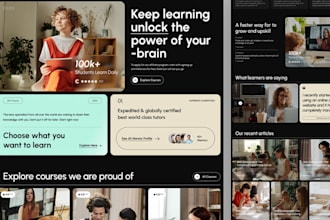 design a responsive recruitment website, job board website