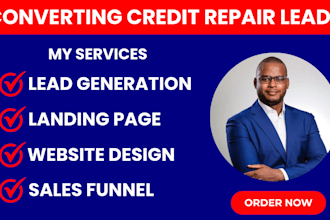generate quality credit card repair lead tax website credit lead generation