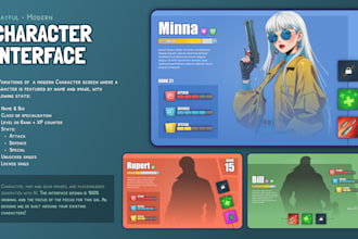 create the perfect UI interface, menu or hud for your game