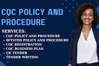 do cqc registration, cqc compliant business plan, policies and procedures,ofsted