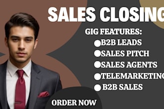 sales closer high ticket sales lead generation virtual assistant