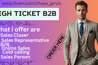 sale closer sales representative high ticket sales closer cold calling expert