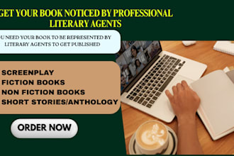 write appealing query letter and find top literary agents to get you published