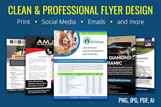 design a professional digital flyer
