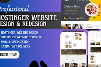 build hostinger website, design hostinger redesign hostinger wordpress website