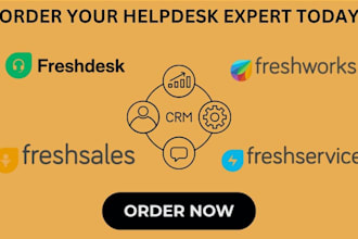setup helpdesk freshsales freshdesk hubspot  freshworks gorgias CRM ai agents