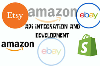 do API integration, development API fixing amazon sp api ebay api sdk api etsy
