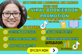 do book trailer tiktok booktok promotion viral rank booktok and ebook on tiktok