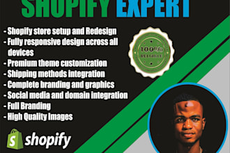 create shopify store, shopify store design and redesign shopify store