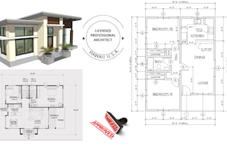 stamp architectural fire sprinkler structural engineer mep drawing city permit