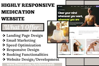 build appointment booking spiritual coaching website meditation wellness website