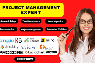 setup proggio zohosprint miro kanban board stackby striven factro paymo procore