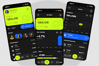 develop fintech app crypto wallet app bill payment app loan app investment app