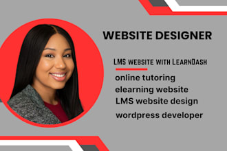 create elearning, lms website, educational website with learndash tutorlms
