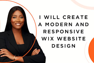 create a modern and responsive wix website design wix website website wix web